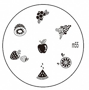 Nail Stamping Art Board 5.5cm