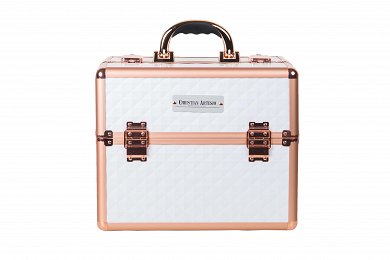 Professional Rose Gold Aluminum Beautycase