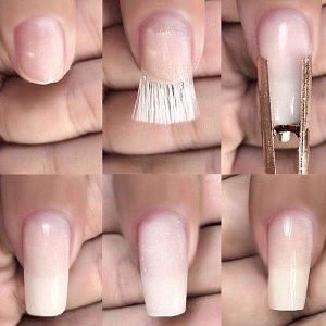 Fiberglass Fibers for Nail Extension 5.5cm Set 10pcs