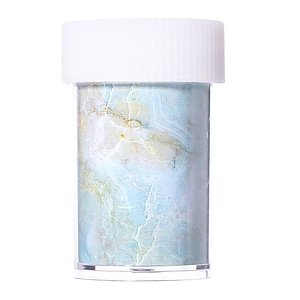 Nail Art Foil Marble Blue