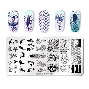 Nail Stamping Art Board 12cm x 6cm