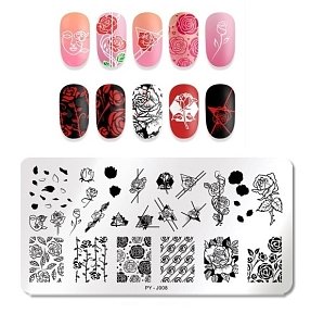 Nail Stamping Art Board 12cm x 6cm