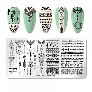 Nail Stamping Art Board 12cm x 6cm