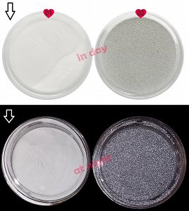 Nail Art Flash Reflecting Powder White 1.5g