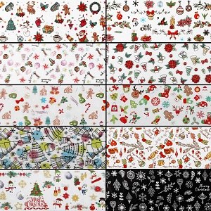 Nail Art Foil Christmas Set 10pcs