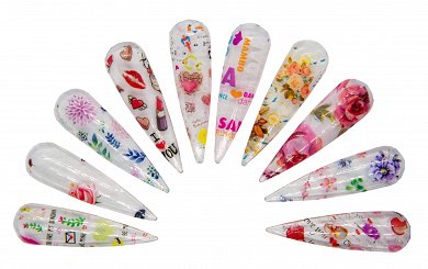 Nail Art Foil Set 10pcs