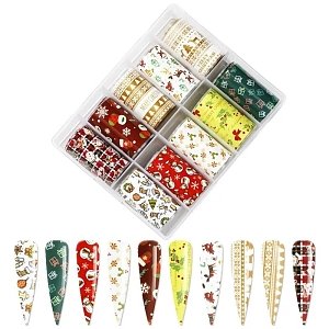 Nail Art Foil Christmas Set 10pcs