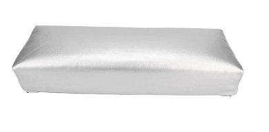 Manicure Leather Arm Rest Silver