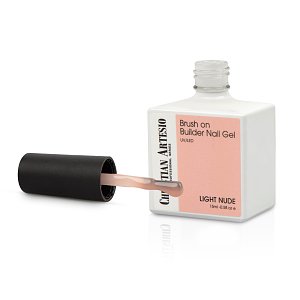 Uv/Led Building Gel with Brush Light Nude 15ml