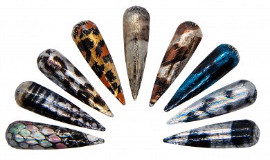 Nail Art Foil Animal Print set of 10pcs