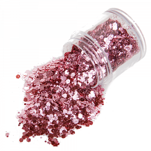Nail Art Pink Flakes-Glitter Powder 10g