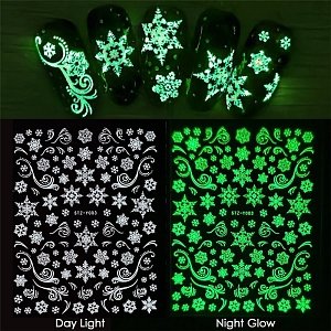 Nail Stickers Glow in the Dark