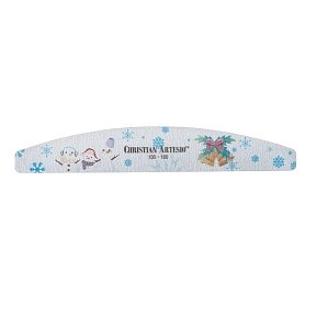 Nail File Christmas Crescent 100/180