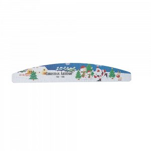 Nail File Christmas Crescent 100/180
