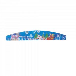 Nail File Christmas Crescent 100/180