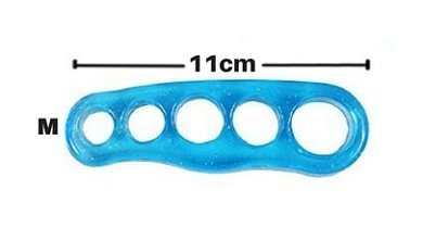 Silicone Fingers Separators 2pcs Medium Toe Stretchers
