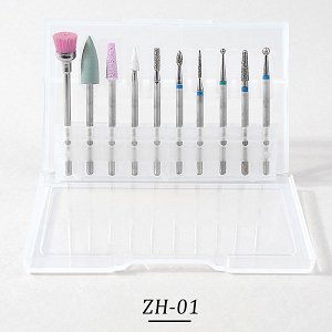 Nail Drill Replacement Bits for Nail Manicure 10pcs Case