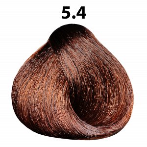 Hair Color Cream No 5.4 Brown Light Copper 100ml