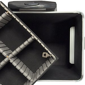 Professional Aluminum Wheeled Beautycase Silver