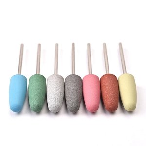 Nail Drill Buffer Silicone Sanding Bit Gray 150 Grit