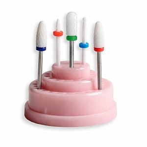 Ersatz-Keramikbits fur Nagelfraser zur Materialentfernung 5 Stuck Case