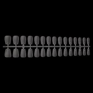 Press On Nails Tips Ultra Thin Coffin Small Matte Clear 120pcs