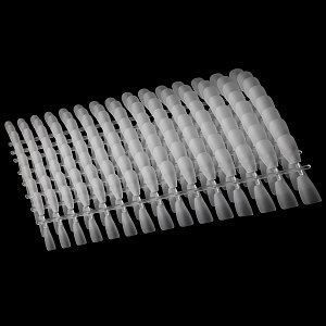 Press On Nails Tips Ultra Thin Coffin Medium Matte Clear 120pcs