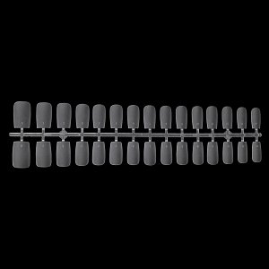 Press On Nails Tips Ultra Thin Squoval Medium Matte Clear 120pcs