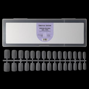 Press On Nails Tips Ultra Thin Squoval Medium Matte Clear 120pcs