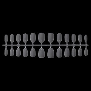 Press On Nails Tips Ultra Thin Oval Small Matte Clear 120pcs