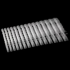 Press On Nails Tips Ultra Thin Oval Medium Matte Clear 120pcs