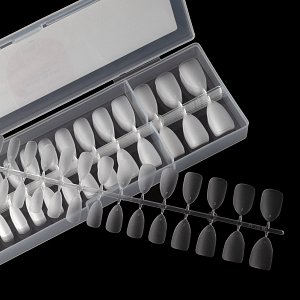 Press On Nails Tips Ultra Thin Almond Small Matte Clear 120pcs