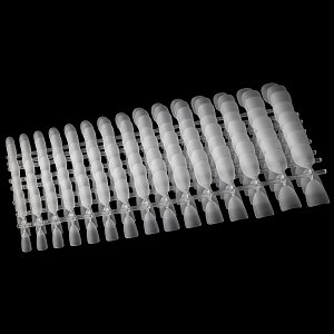 Press On Nails Tips Ultra Thin Almond Small Matte Clear 120pcs