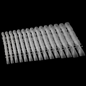 Press On Nails Tips Ultra Thin Almond Medium Matte Clear 120pcs