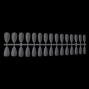 Press On Nails Tips Ultra Thin Almond Large Matte Clear 120pcs