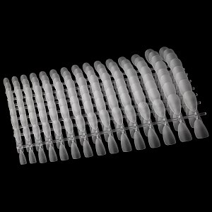 Press On Nails Tips Ultra Thin Almond Large Matte Clear 120pcs