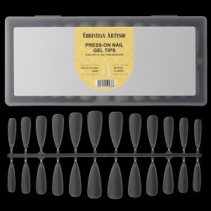 Press On Nails Tips Ultra Thin Stilleto Large Matte Clear 120pcs