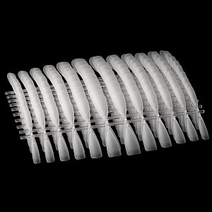 Press On Nails Tips Ultra Thin Stilleto Large Matte Clear 120pcs