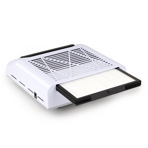 Nail Dust Collector With Filter White 80W