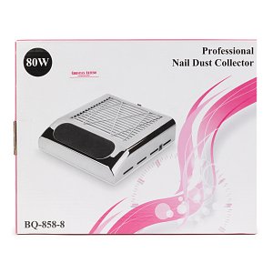 Nail Dust Collector With Filter White 80W