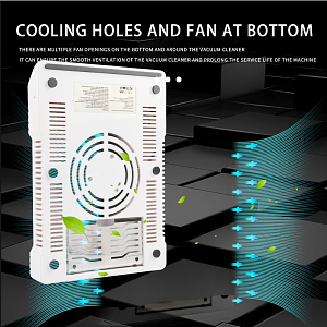 Nail Dust Collector With Filter White 85W