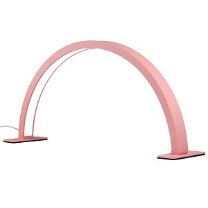 Half Moon Table Led Lamp Pink