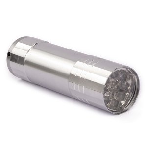 Rechargeable Mini Lamp 9W with Battery Silver