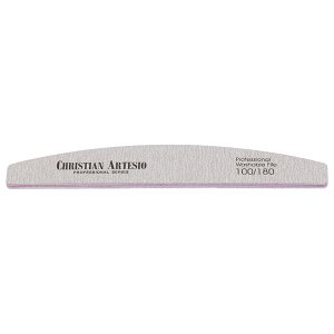 Professional Nail Zebra File grey halfmoon #100/180