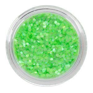 Iridescent Neon Green Sequins 3g