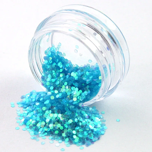 Iridescent Turquoise Small Sequins 3g