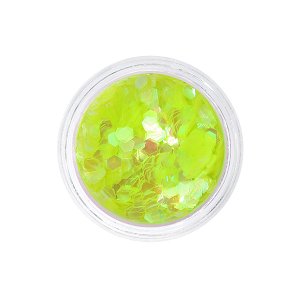 Iridescent Yellow Large Sequins 3g