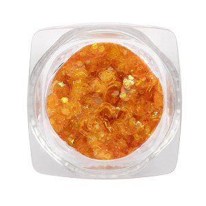 Iridescent Orange Sequins 3g