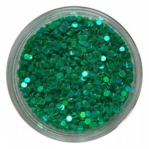 Green Iridescent Rhinestones 3g