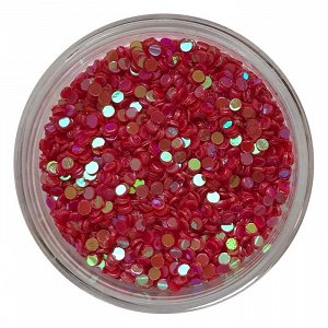 Red Iridescent Rhinestones 3g